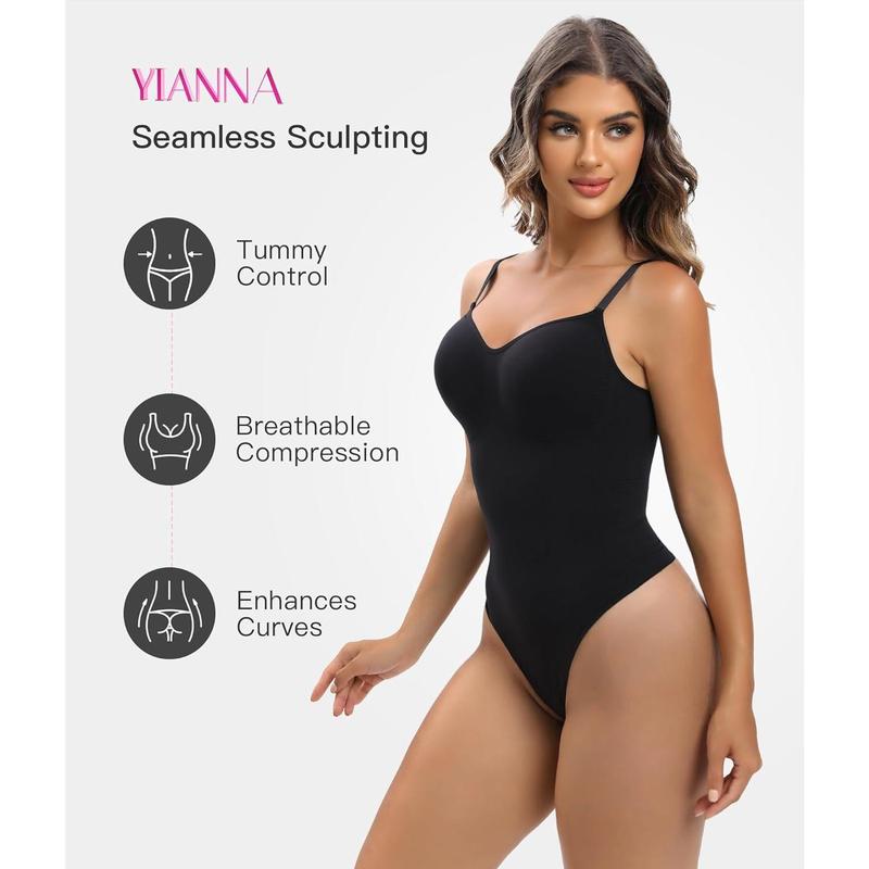 Women Shapewear Tummy Control Bodysuit Seamless Sculing Snatched Waist Body Suit Thong or Brief