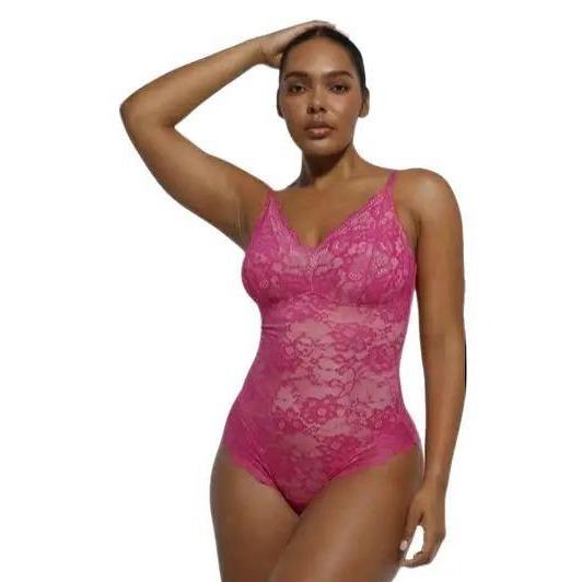 Shapellx AirSlim Lace Smooth Firm Control Full Body Shapewear Cute Lady Outfit Buy One Get One Free breast Covers