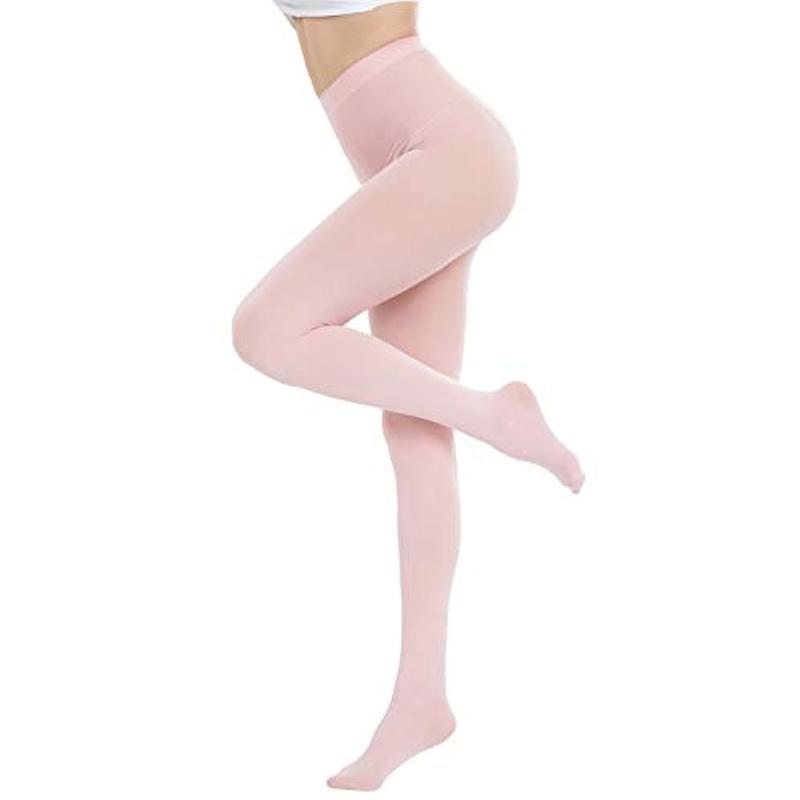 Womens Fall Pantyhose Extremely Elastic Semi Opaque Solid ColorFit Comfortable Footed Pantyhose Tights