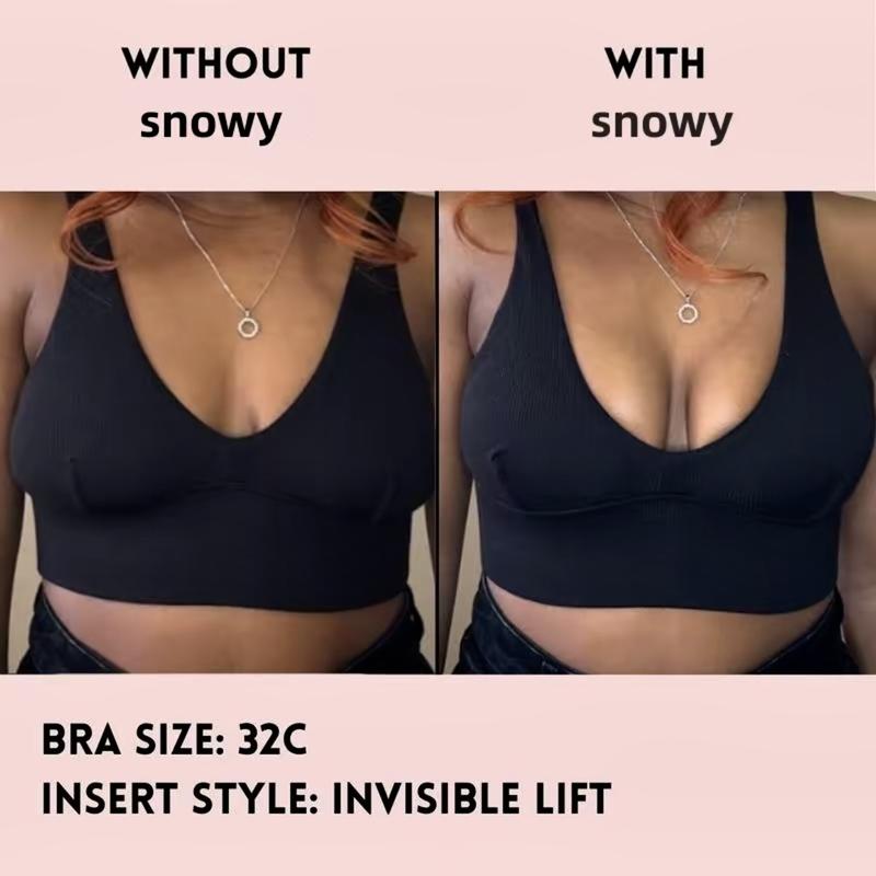 Snowy Sticky Push Up Inserts-instant Boost Double-Sided Adhesive Bra Cup for Women -Womenswear, SUANP,Clothing Push-Up Ultra Boost inserts for Women,sticky push up pads,adhesive bra,double sided sticky lift pads,push  up swim inserts,seamless,Bra Cup