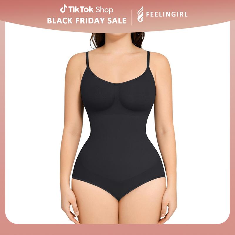 FeelinGirl Seamless Tighten The Abdomen One-piece Shapewear Bodysuit  Womenswear Comfort