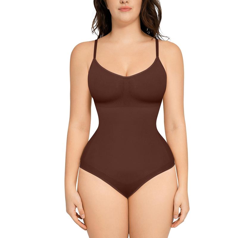 FeelinGirl Seamless Tighten The Abdomen One-piece Shapewear Bodysuit  Womenswear Comfort