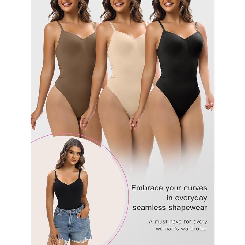 Women Shapewear Tummy Control Bodysuit Seamless Sculing Snatched Waist Body Suit Thong or Brief