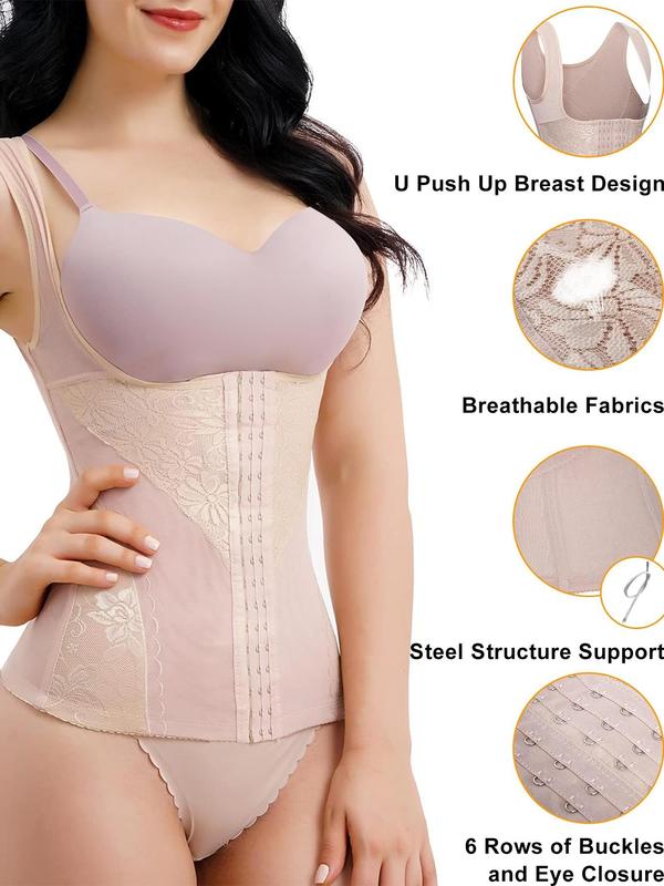 Women's Multi-breasted Push Up Shapewear Top, Tummy Control Shaper, Women's Shapewear for Daily Wear