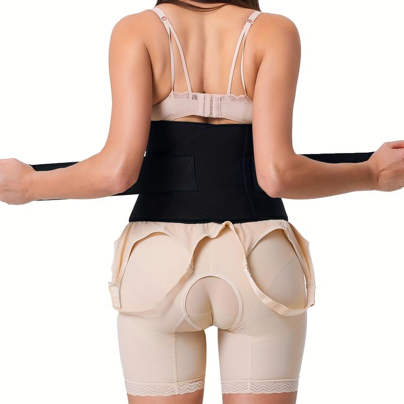 360° Post-Liposuction Compression Wrap: Full Coverage Body Shaper for Tummy Tuck Recovery & Comfort Fit