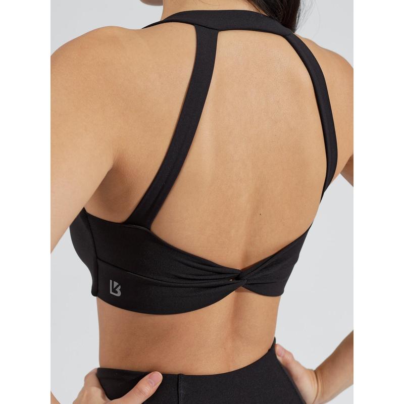 Double Twist Sports Bra - Onyx Black