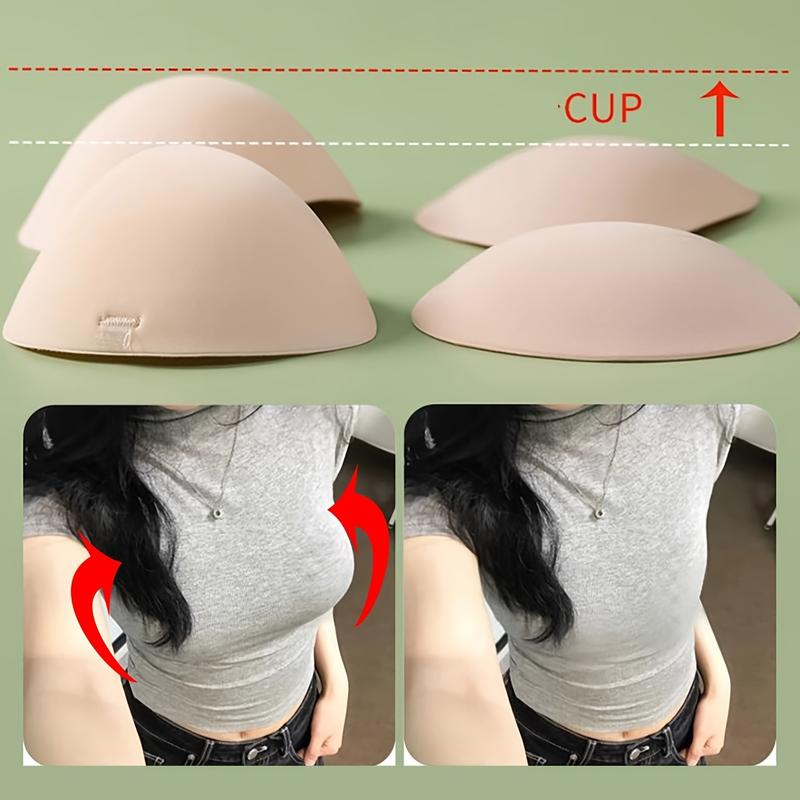 Thickened Adhesive Bra Pads, Soft Chest Enhancer Pads, Women's Lingerie & Underwear Accessories