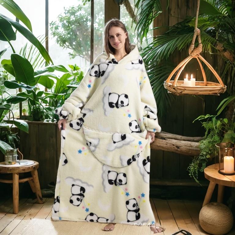 Black FridayComfortable hooded pajamas, pumpkin dog print embellished, pocket design more intimate, home leisure new favorite, loose and practicalkeep warm