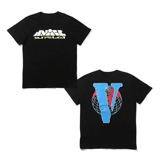 Vlone X Juice Wrld Earth Tee, V-Lone T-Shirt, Big V Letter V.Lone Shirt, Fashion Casual Couple Hip Hop Short Sleeve, Best Gifts Big V Tee, V.lone Unisex Tee Shirt, Y2K Shirt, Couple T-shirt, V-Lone Shirt