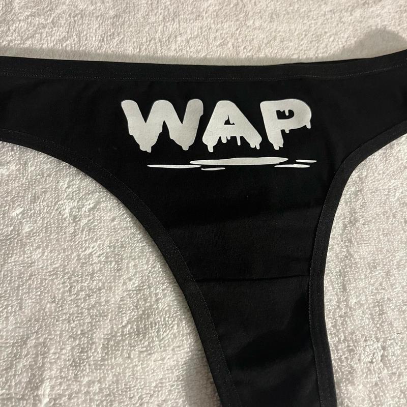 WAP Glo in the Dark thong panties