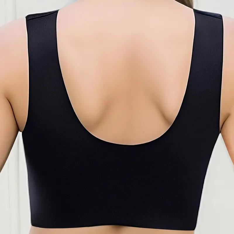 Women's 6-Pack Breathable Lace Sports Bras Women Seamless Bra Comfort Sleep Bra Bralette Lace Tank Top Brassiere Wireless Soft Back Smoothing Bras - Wirefree, Full Coverage, High-Stretch Yoga & Activewear