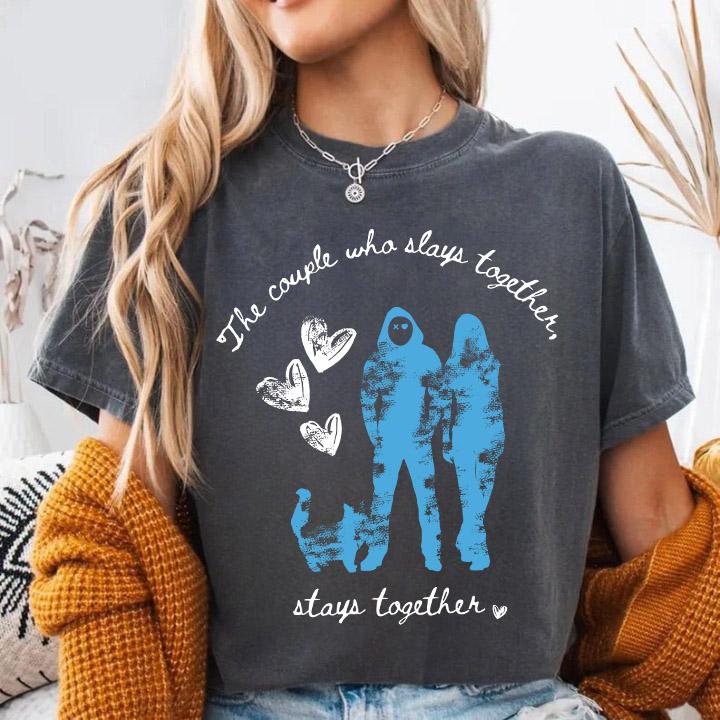 Lights Out Book Sweatshirt, Navessa Allen Shirt, A Couple Who Slays Together Stays Together Sweatshirt, Lights Out Shirt Sweatshirt, Blue Skull Navessa Allen Book Sweater, Book Merch Shirt, Dark Romance Shirt Womenswear Clothing