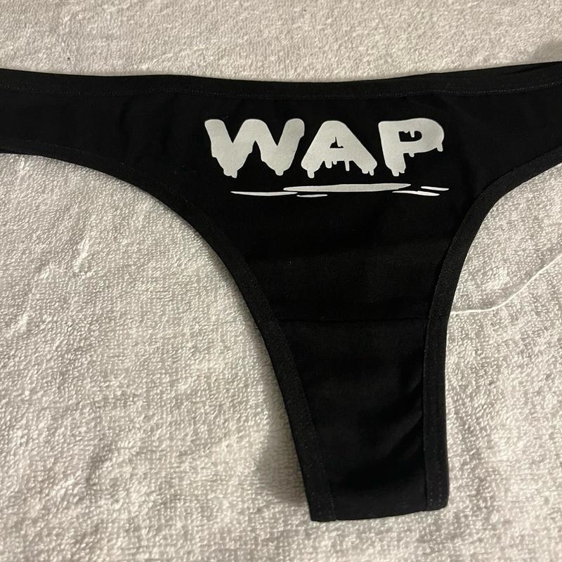 WAP Glo in the Dark thong panties