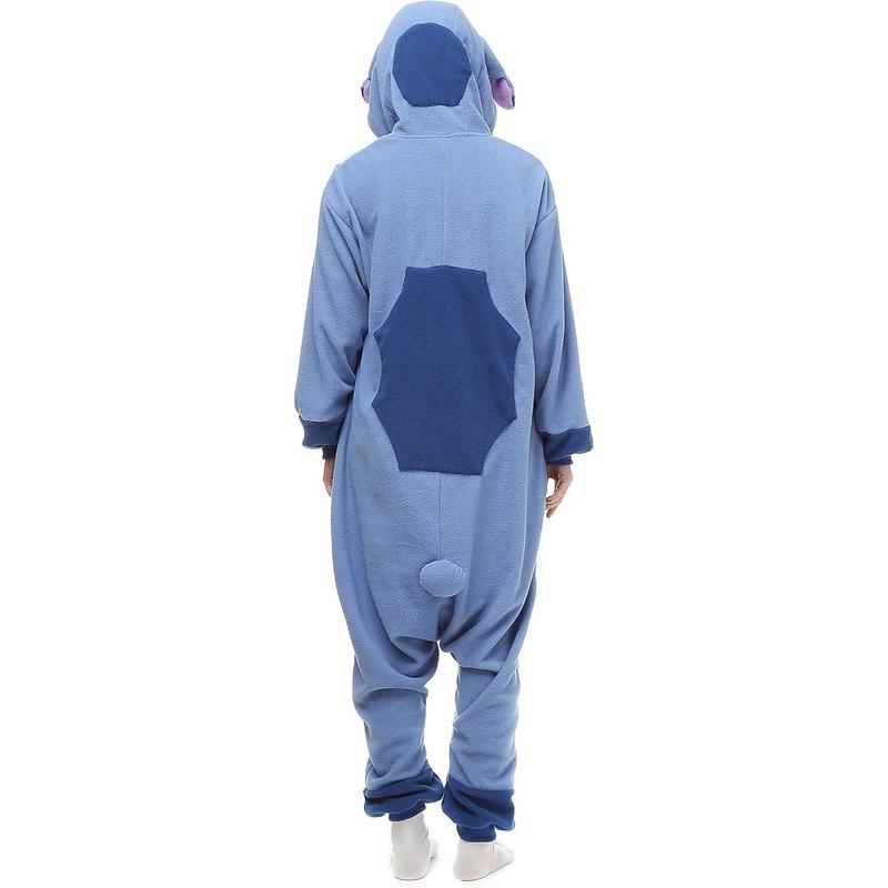 Adult Onesie Animal Pajamas Halloween Cosplay Costumes Party Wear Blue