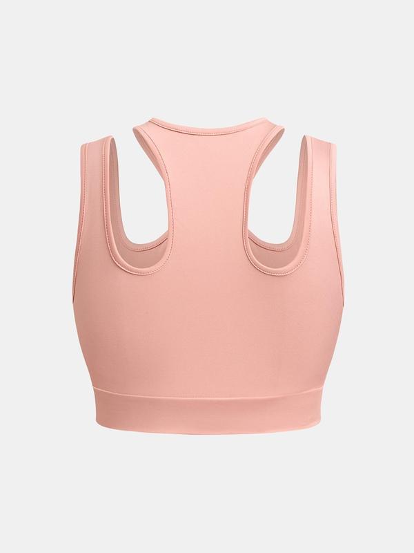 YOZY Women's Plain Criss Cross Cut Out Tank Top, Casual Sleeveless Crop Top for Daily Wear, Ladies Clothes for All Seasons