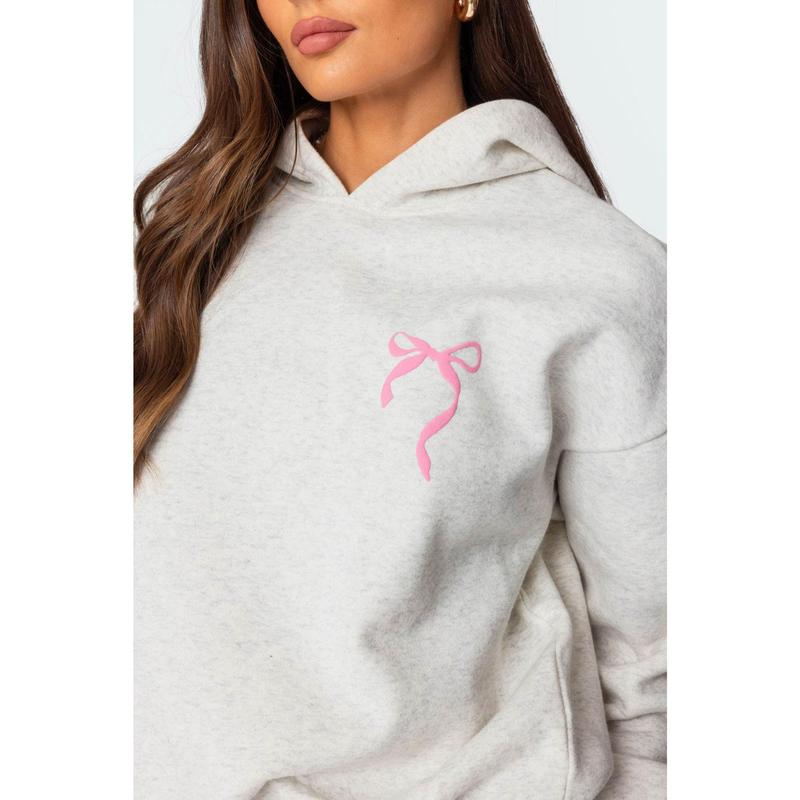 Sasha Bow Detail Hoodie