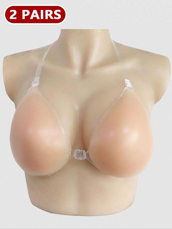 Invisible Strap Silicone Nipple Cover, Transparent Strap Silicone Breast Cover, Women's Lingerie Accessories for Wedding Party Swimwear