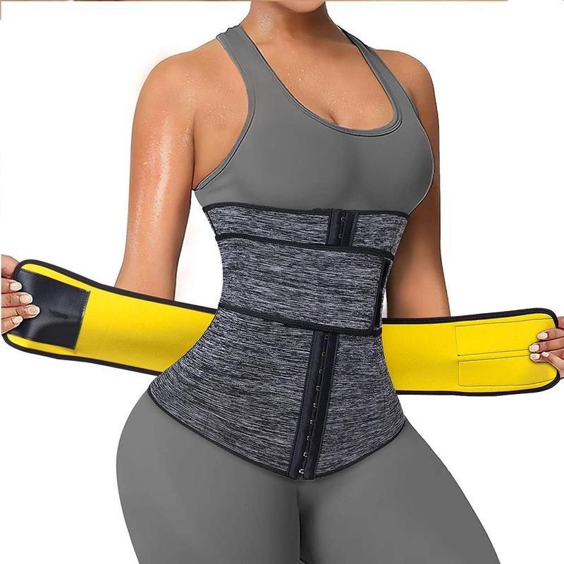 Women's Adjustable Neoprene Waist Trainer Body Shaper with Double Strength Straps, 4 Spiral Steel Bones, and Perfect Height for a Sweat-Enhancing, Comfortable Fit - Designed for Ultimate Shaping and Everyday Use