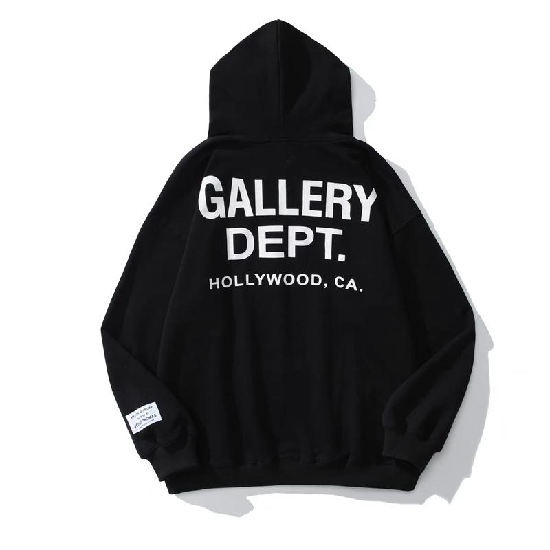 GALLERY DEPT Hip Hop Matching Hoodies for Couples - Women's and Men's Tracksuit Pullover Hoodie-Tops