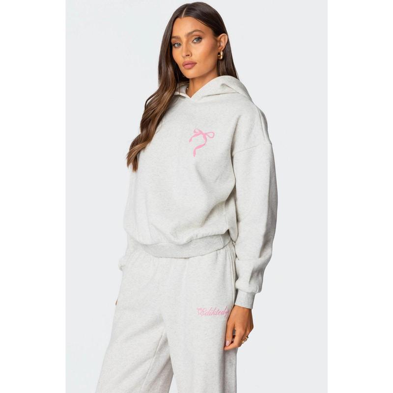 Sasha Bow Detail Hoodie