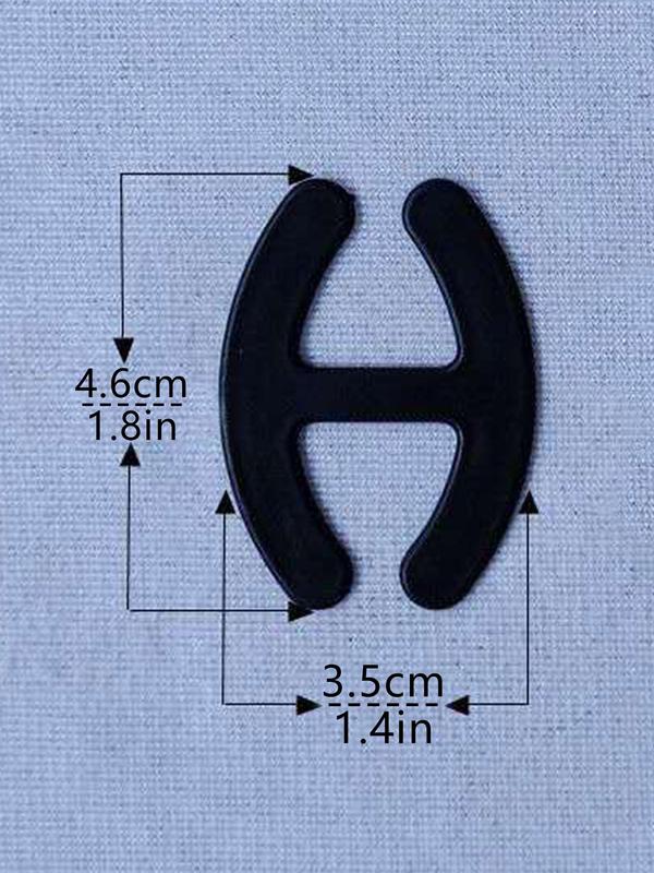 4pcs set Women's Invisible Backless Buckle Bra Strap, Anti-Slip Backless Strap Clip, Backless Strap Clips for Women's Lingerie