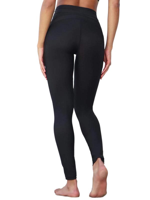  Women's Solid High Waist Leggings, Casual Comfy Skinny Pants for Daily Wear, Ladies Bottoms for All Seasons