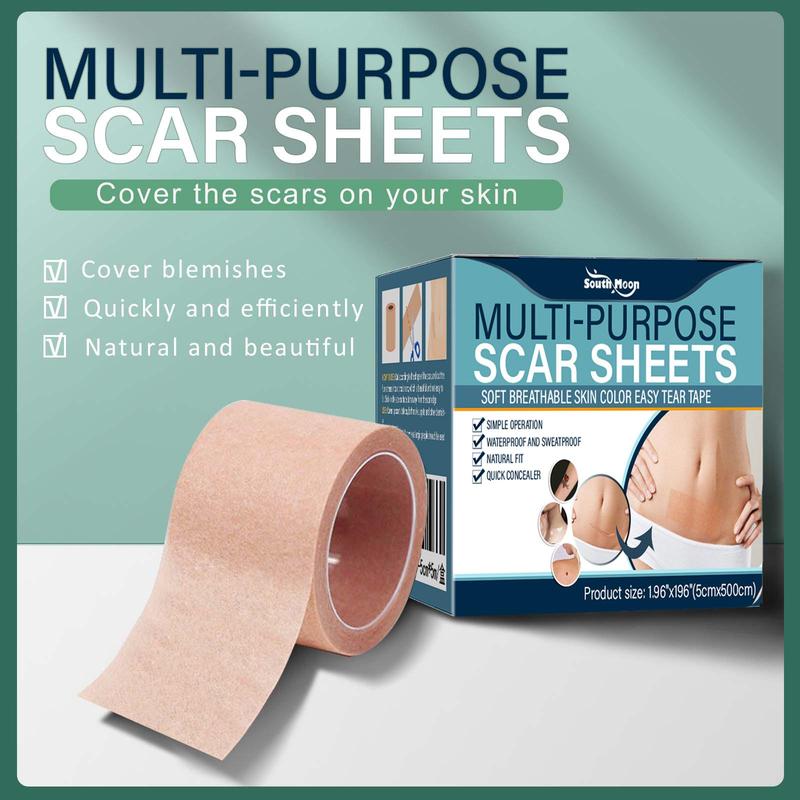 Scar Covering Tape, 2 Boxes Multi-purpose Scar Covering Tape, Waterproof Skin Color Invisible Body Care Tape for Women & Men, Christmas Gift