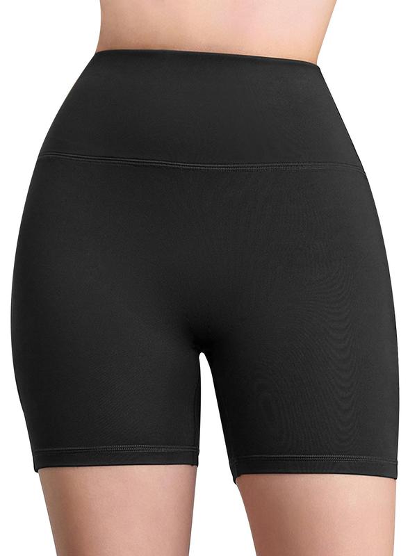 Women's High Waist Flap Pocket Shorts, Casual Solid Color Skinny Shorts, Summer Bottoms, Ladies Bottoms for Daily Outdoor Wear