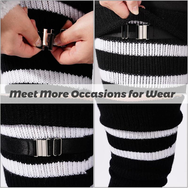 Plus Size Thigh High Socks for Thick Thighs Women- Extra Long Widened Extra Long Thick Knit