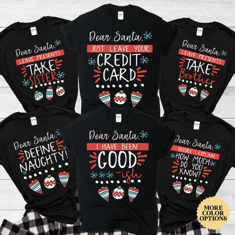 Family Group Christmas Shirt, Matching Christmas outfits Shirts, Funny Christmas Party Tees, Matching Family Christmas Shirts, Funny Tops N3