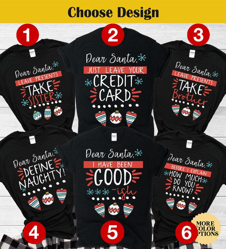 Family Group Christmas Shirt, Matching Christmas outfits Shirts, Funny Christmas Party Tees, Matching Family Christmas Shirts, Funny Tops N3