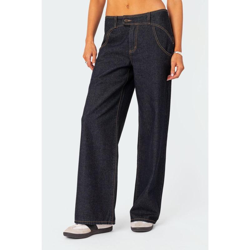 Western Low Rise Jeans