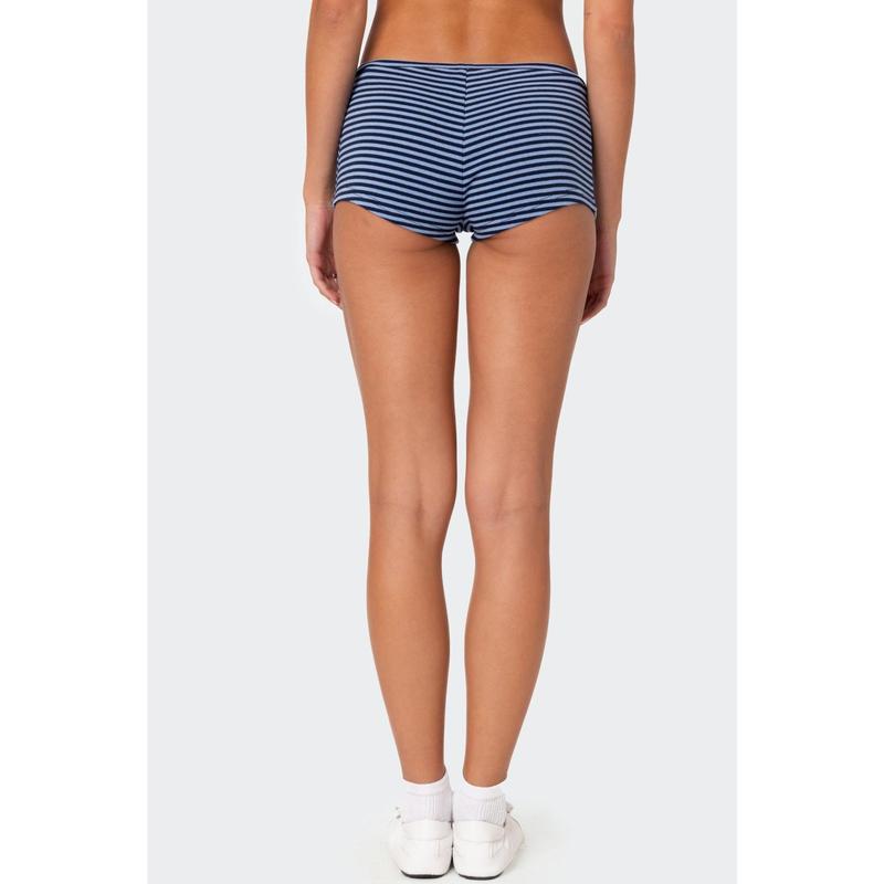 Levia Striped Micro Shorts