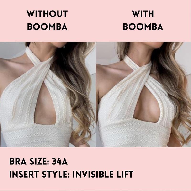 BOOMBA Invisible Lift - Patented Sticky Fashion Bra Inserts