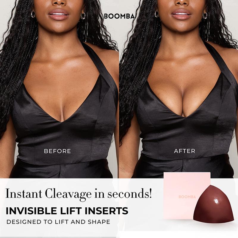 BOOMBA Invisible Lift - Patented Sticky Fashion Bra Inserts