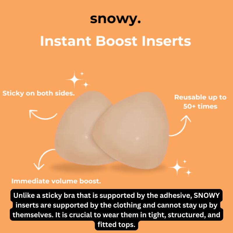 SNOWY Sticky Inserts - Duo Pack - Beige & Caramel