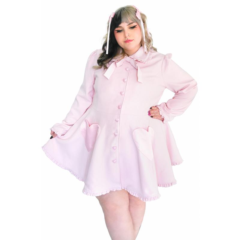 Wonderland Bunny Coat - Pink