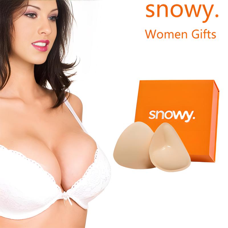 Snowy Sticky Cup Inserts - Instant Boost Double Sided Adhesive Bra Cup for Women,Fitted Fitted Underwear Lady Comfort Clothing Accessories Womenswear brand covers push up swim inserts bikini insert seamless sticky