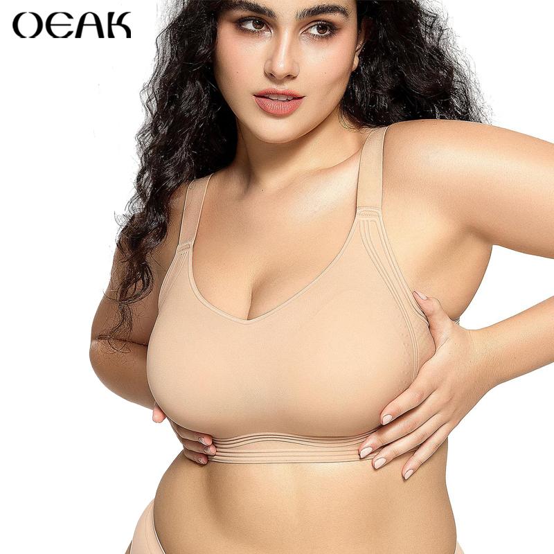 OEAK Women Wirefree Bras for Women Full Coverage No Underwire Everyday Bras Comfortable Wireless Padded Bras