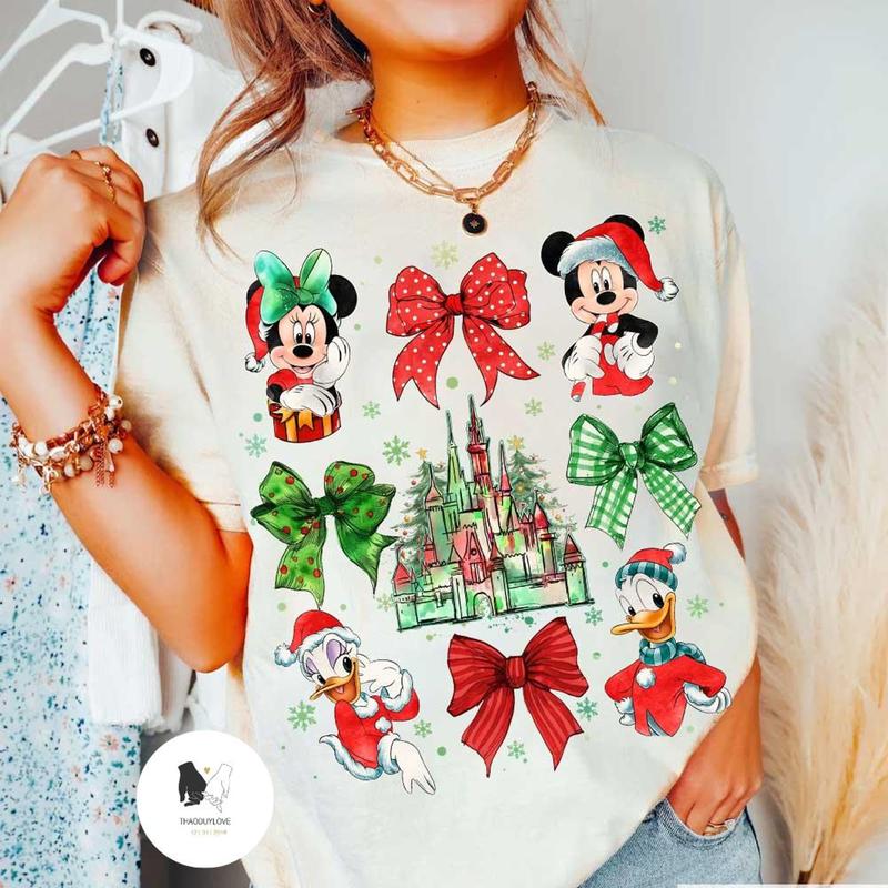 Coquette Bows  And Friends Christmas Sweatshirt,   Xmas Family Matching Shirts, s Christmas Sweatshirt