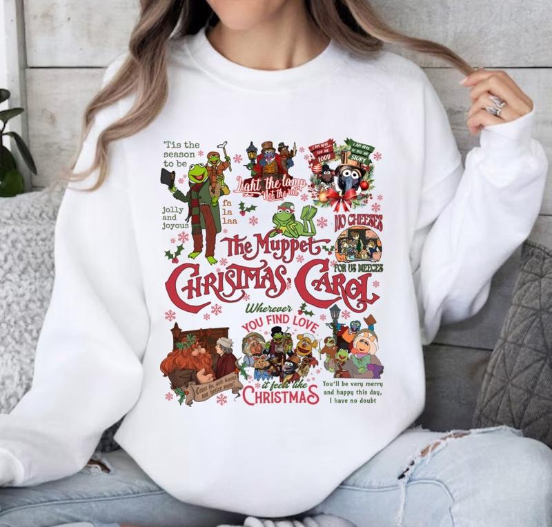 Funny Muppet Show Sweatshirt, Vintage Christmas Movies Tee Shirt, Muppet Christmas Carol Shirt, Funny Friends Shirt, 80s Show Shirt