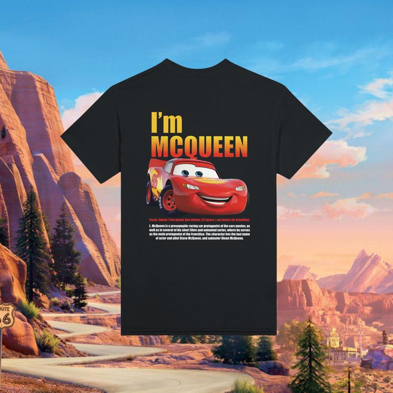 Cars Matching Shirt, L. Mcqueen and Sally Couple T-shirt, Kachow L. Mcqueen, Im Lightning Sally Cars Shirt, Lightning Movie