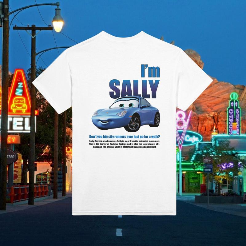 Cars Matching Shirt, L. Mcqueen and Sally Couple T-shirt, Kachow L. Mcqueen, Im Lightning Sally Cars Shirt, Lightning Movie