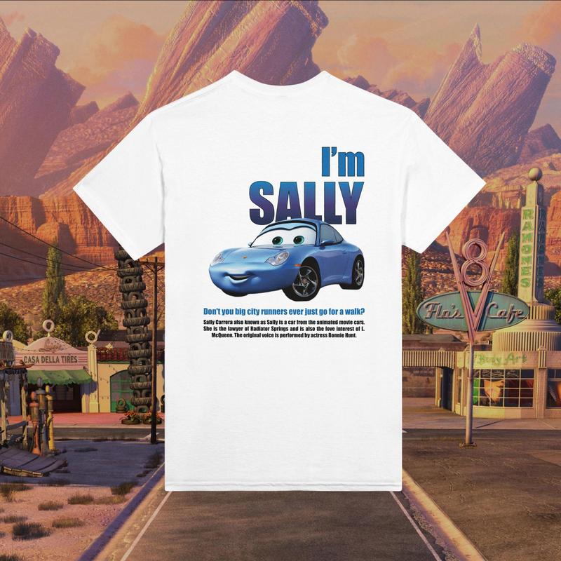 Cars Matching Shirt, L. Mcqueen and Sally Couple T-shirt, Kachow L. Mcqueen, Im Lightning Sally Cars Shirt, Lightning Movie