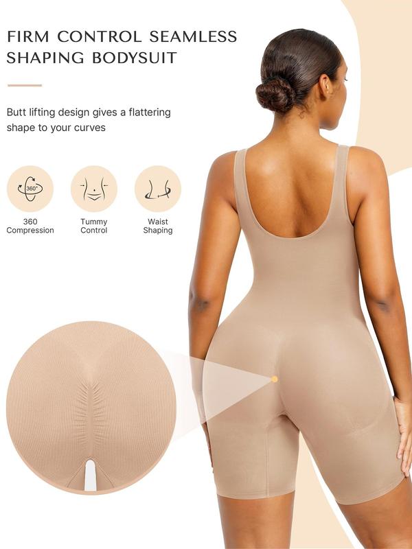 Shapewear Bodysuit for Women Tummy Control V Neck Butt Lifting Bodycon Romper Backless Seamless Sexy One Piece Shorts Shorts Bodysuit