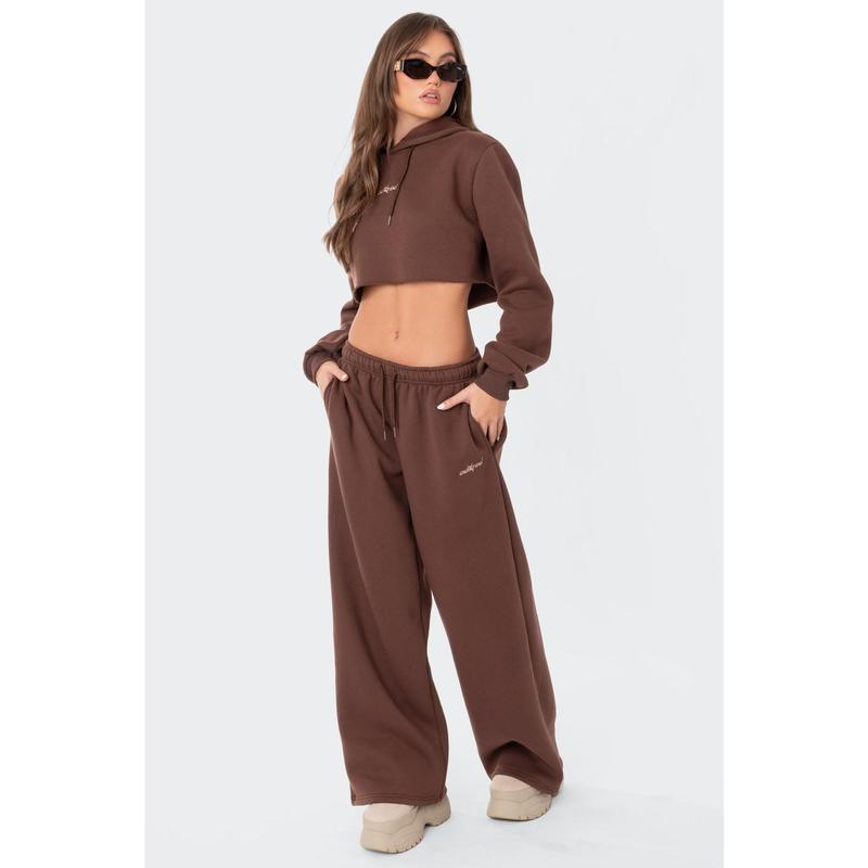 Brenna Low Rise Wide Sweatpants