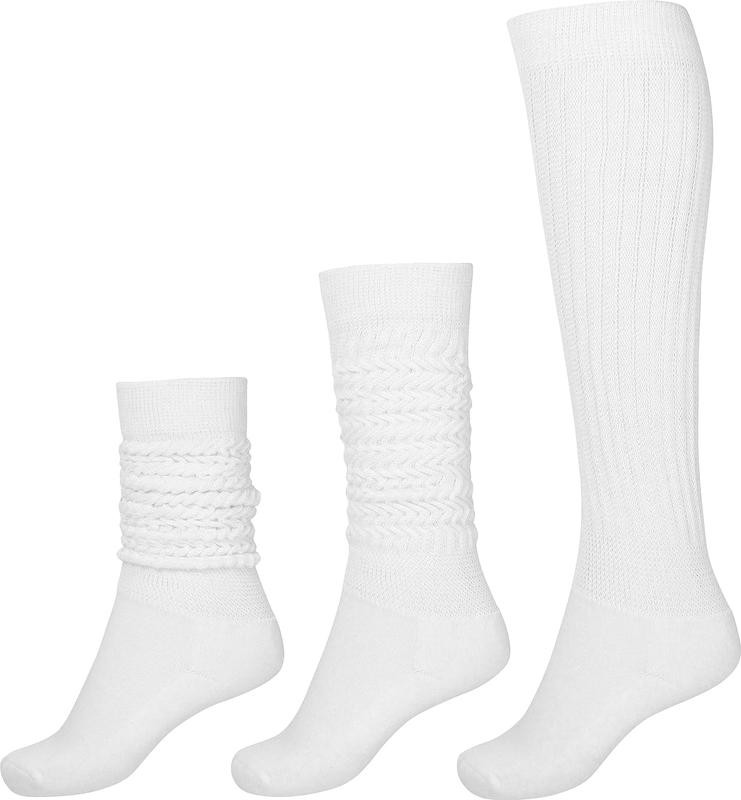 Women's 3 Pairs Solid Slouch Crew Socks, Fashion Casual Comfy Socks for Daily Outdoor Wear, Ladies Socks for All Seasons, Size 5-11.