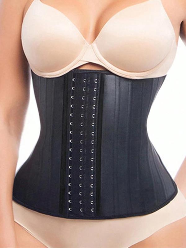 Women's Solid Color Latex Waist Trainer, Tummy Control Shaper, Waist Cincher for Women, Shaper for Daily Wear, Women's Shapewear for All Seasons