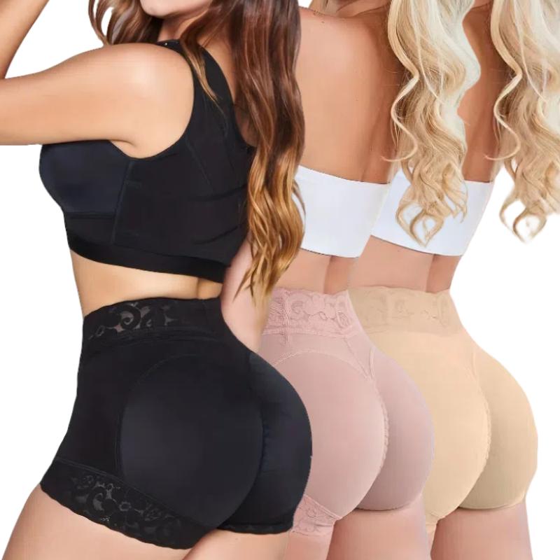 Black Friday Lace Boyshorts Panties Women Tummy Control Butt Lifting Underwear Shorts Womenswear Lady Compression Sexy Women's Floral Lace Shapewear Panty