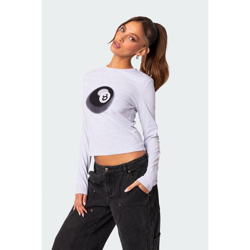 Magic 8 long sleeve T shirt